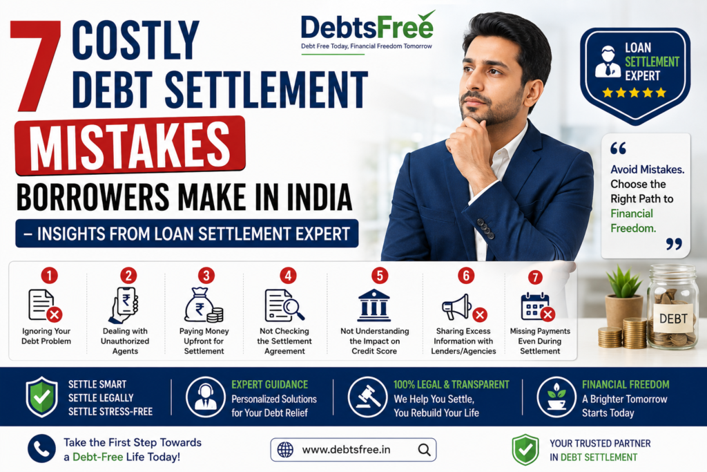 7 Costly Debt Settlement Mistakes Borrowers Make in India – Insights from Loan Settlement Expert