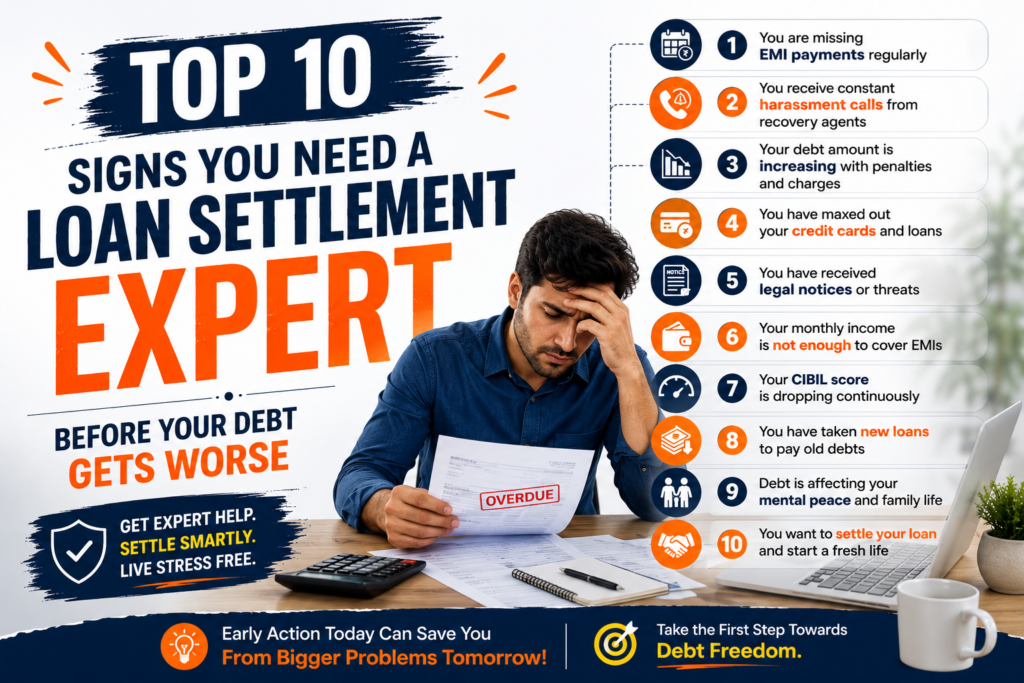 Top 10 Signs You Need a Loan Settlement Expert Before Your Debt Gets Worse