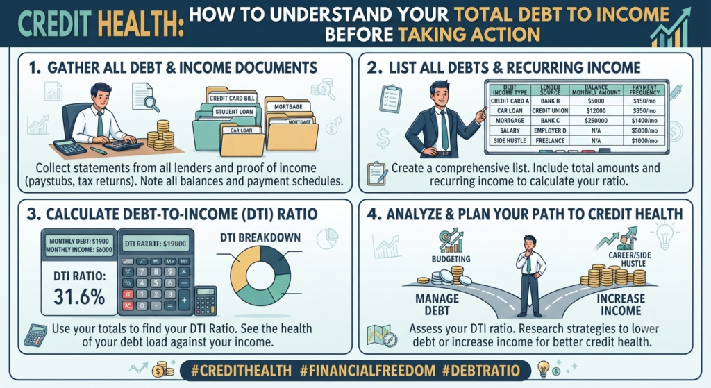Debts Free: How to Understand Your Total Debt Exposure Before Taking Action