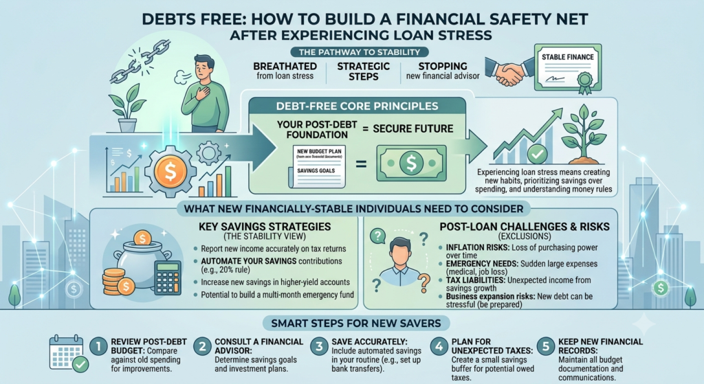 Debts Free: How to Build a Financial Safety Net After Experiencing Loan Stress
