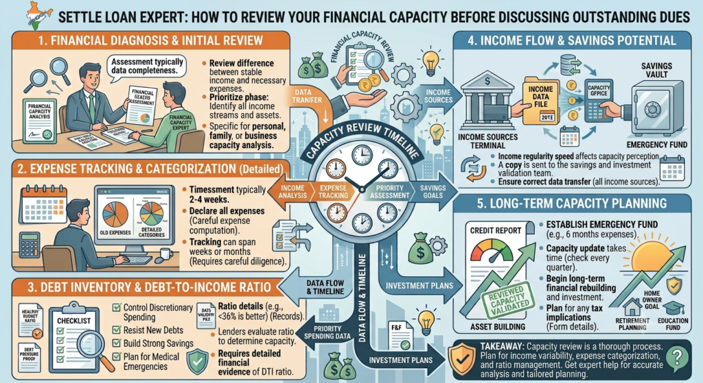 Settle Loan Expert: How to Review Your Financial Capacity Before Discussing Outstanding Dues